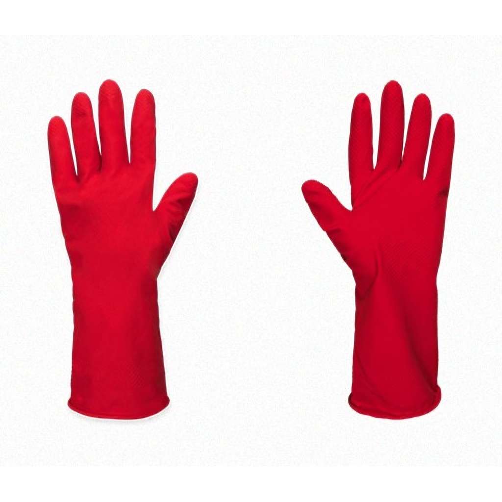 GUANTE DE LATEX ROJO