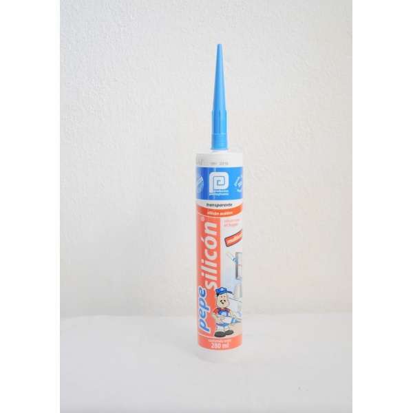 SILICÓN PEPE 280ML. MULTIUSOS TRANSPARENTE